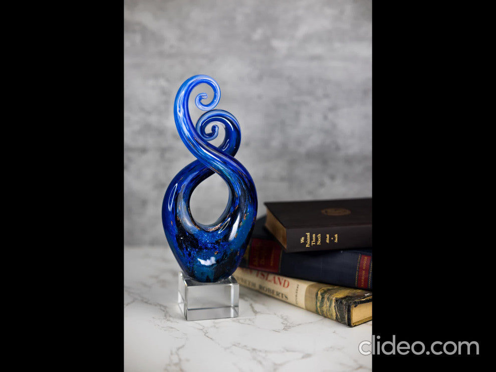 Monet 10" Swirl Centerpiece
