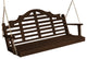 Cedar Marlboro Swing, Walnut Stain, 6 Foot