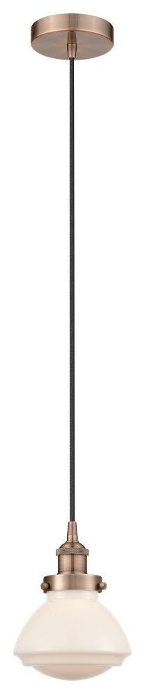 Innovations 616-1PH-AC-G321 1-Light Mini Pendant, Antique Copper