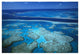 "Channel separating Hardy Reef/Hook Reef, Great Barrier Reef" Paper Art, 50"x34"
