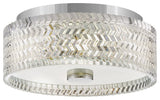 Hinkley Lighting 5041 Elle 2 Light 12"W Flush Mount Drum Ceiling - Chrome