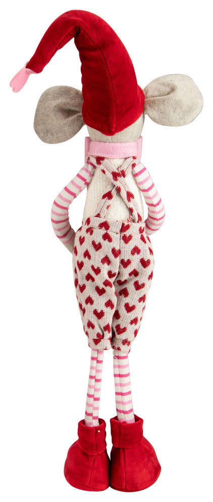 21" Standing Plush Boy Mouse Valentine's Day Figure