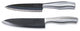 Casa Neuhaus Knives Set - 5 Inch Utility & 7 Inch Chef's Black Ceramic Blade