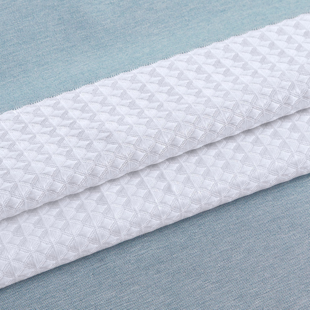 Madison Park Spa Waffle Shower Curtain With 3M Treatment