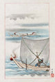 Fishing with the Sail Net - Gallery Wrapped Canvas Art 28" x 42"