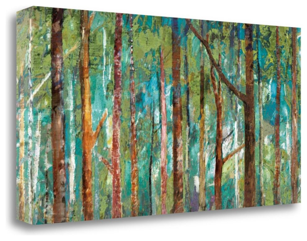 "Woodland" By Caroline Gold, Giclee Print on Gallery Wrap Canvas, Ready to Hang