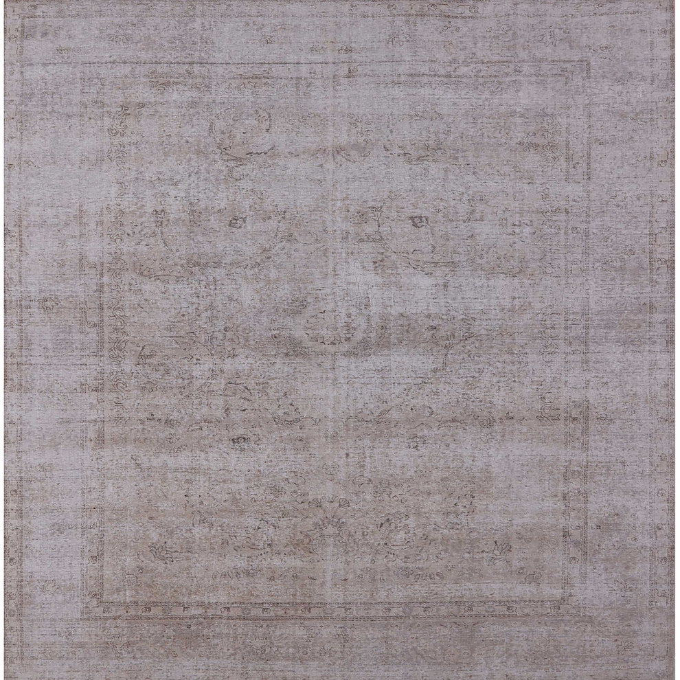 Ahgly Company Indoor Square Mid-Century Modern Area Rugs, 8' Square