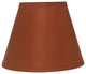 32193 Hardback Empire Shape Spider Lamp Shade, Burnt Orange, 6"x12"x9"