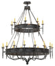 72 Wide Marta 24 Light Two Tier Chandelier