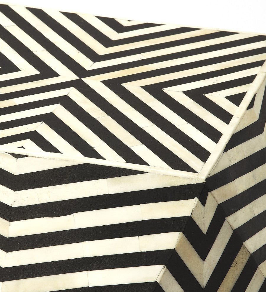 Butler Zanzibar Bone Inlay Accent Table