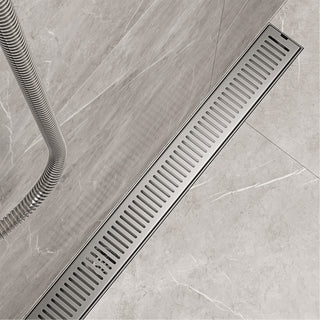 VIGO Elan Linear Shower Drain, Brushed Nickel, 36"