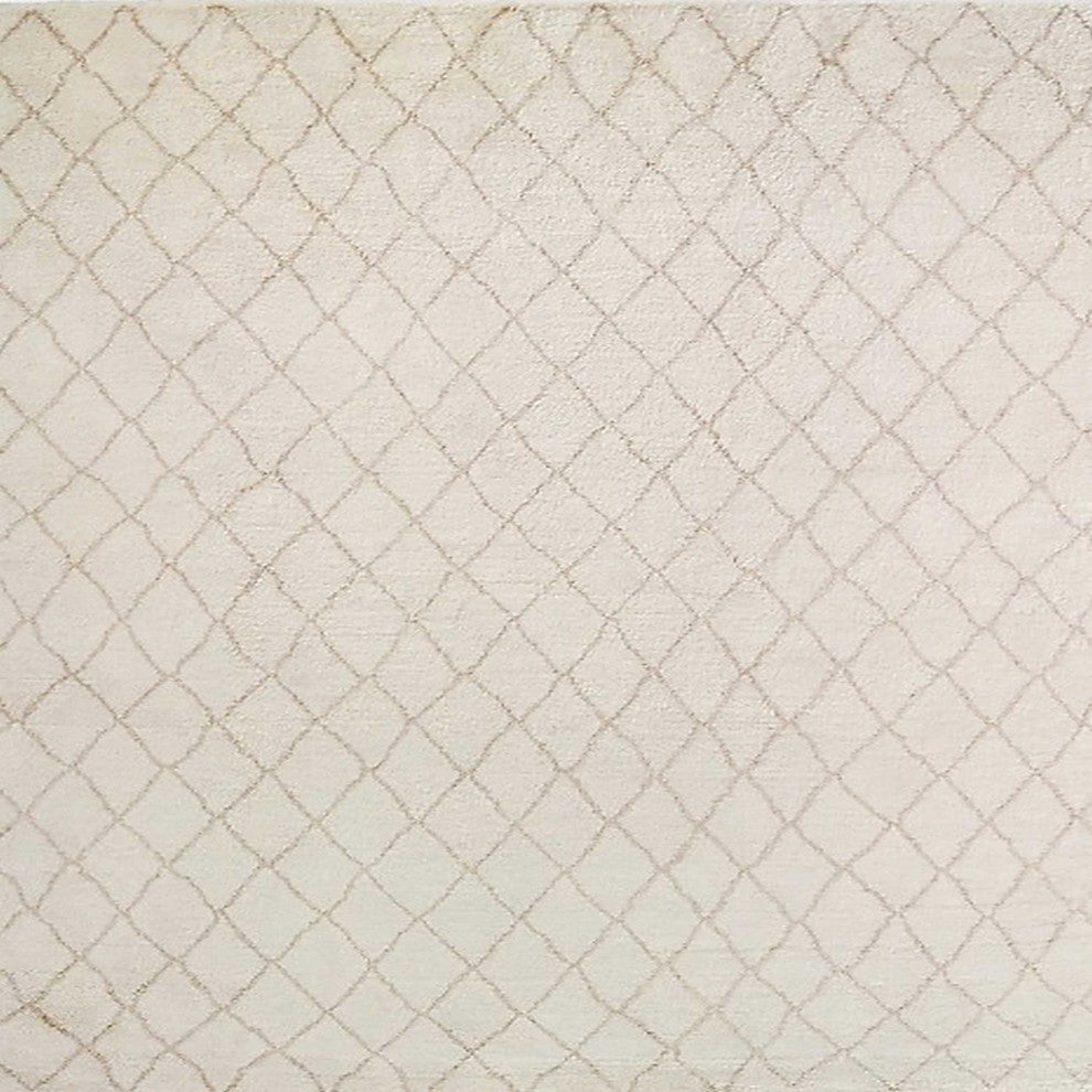 Ahgly Company Indoor Square Mid-Century Modern Area Rugs, 4' Square