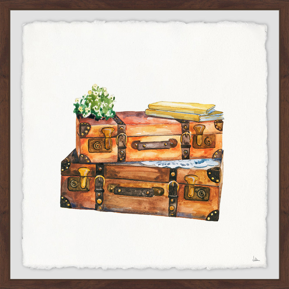 "Going West" Framed Painting Print, 12"x12"