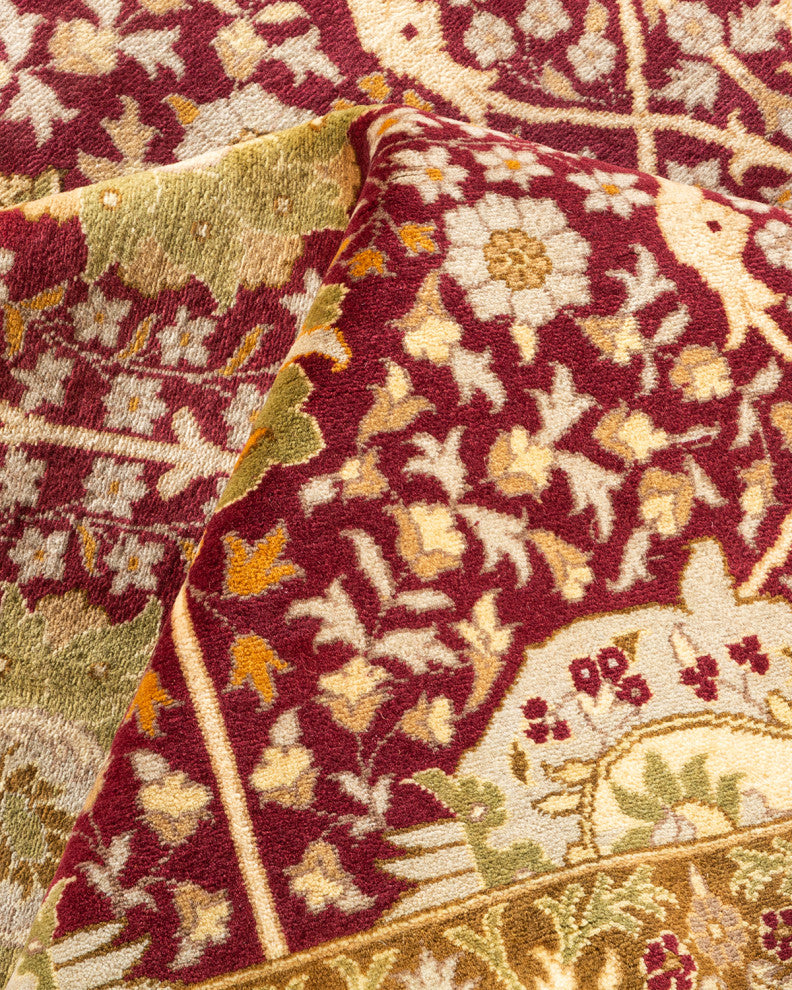 Mogul, One-of-a-Kind Hand-Knotted Area Rug Orange, 9'2"x12'1"