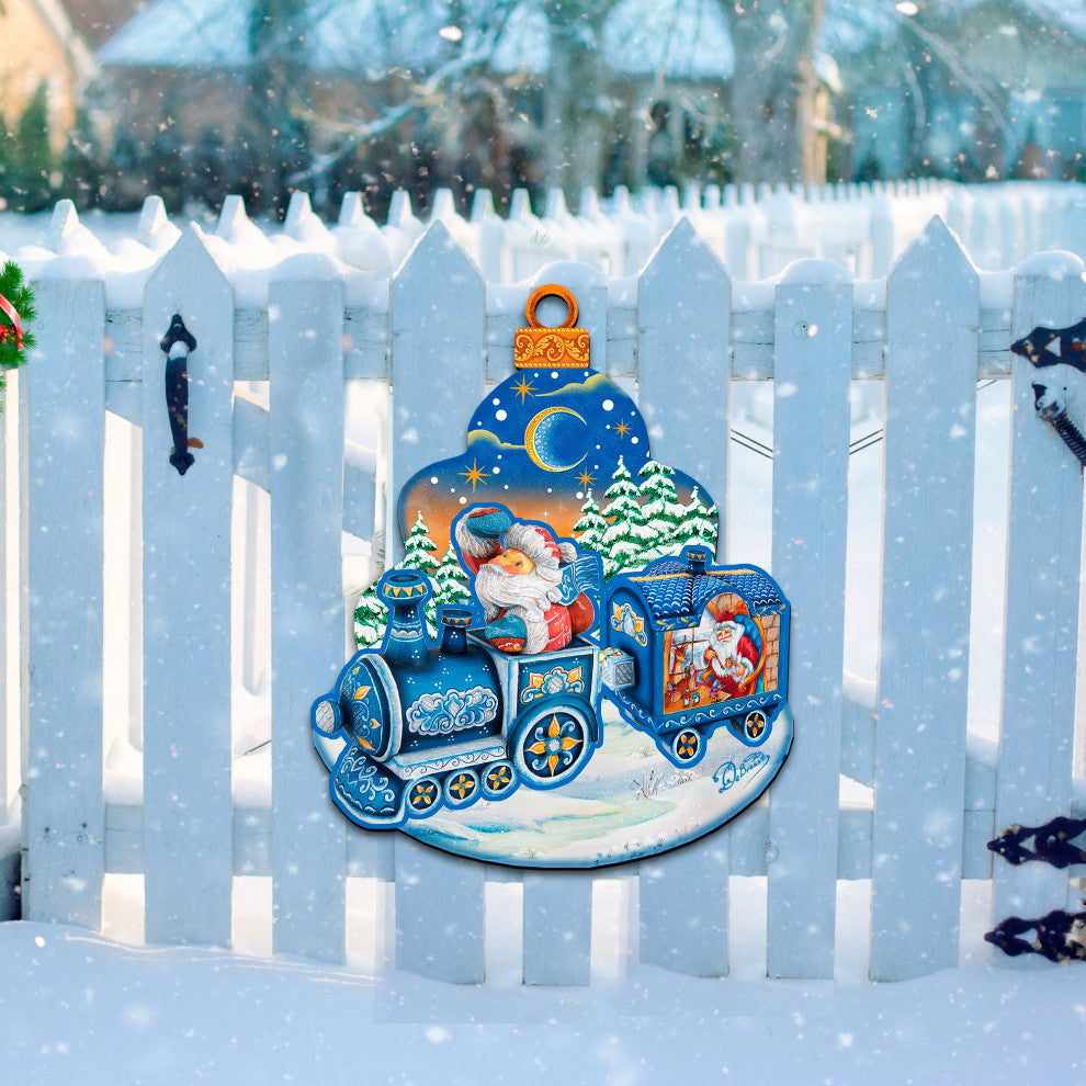 Christmas Train Door Hanger