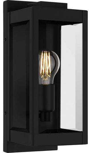 Eastover One Light Outdoor Wall Lantern in Earth Black