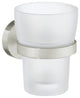 Home Holder With Frosted Glass Tumbler