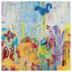"Good Morning Garden" Digital Paper Print by Joan Elan Davis, 38"x38"