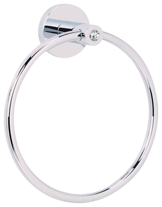 Alno Modern Towel Ring 6" in Satin Nickel