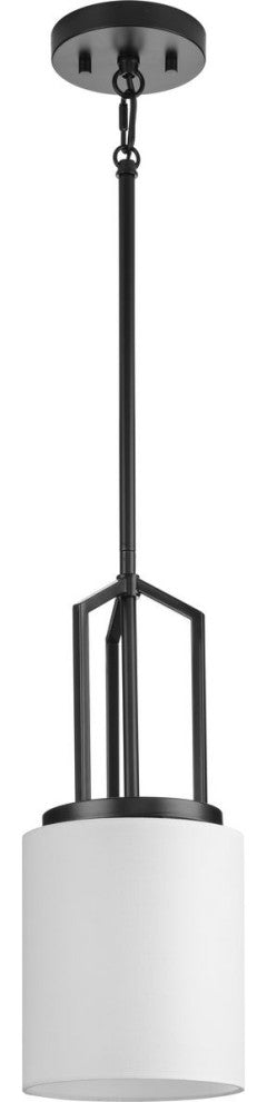 Goodwin Collection One-Light Matte Black Modern Farmhouse Pendant