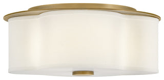 Hinkley Delaney Medium Flush Mount, Heritage Brass