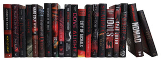 Decorative Books - Onyx Flame Dust Jacket - Black Books By The Foot