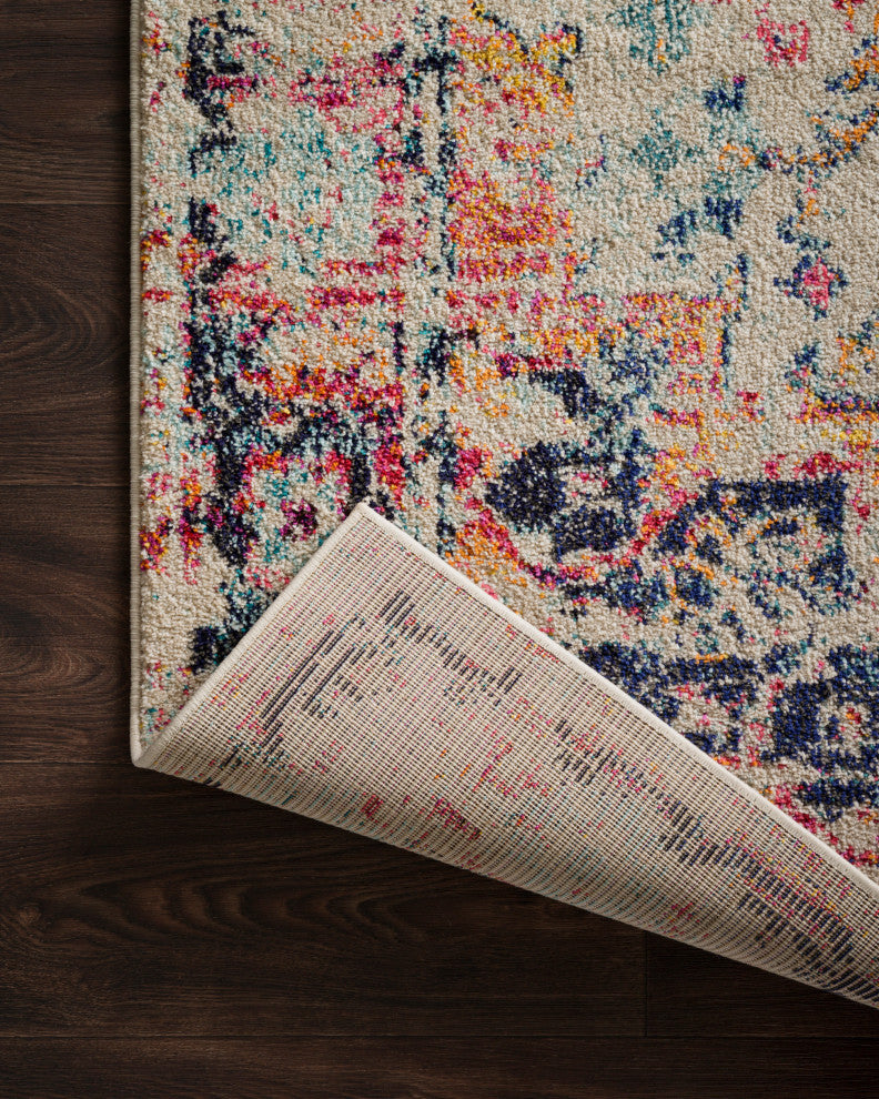 Ivory, Red, Pink, Orange Nadia Area Rug by Loloi II, 8'0"x11'0"