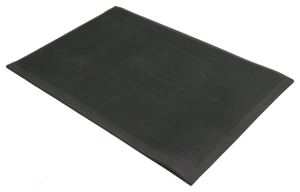 Rubber-Cal Soft Cloud Anti-Fatigue Matting 3/4" Thick, 3'x5' Black