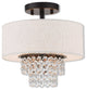 Livex 51094-92 2-Light Ceiling Mount, English Bronze