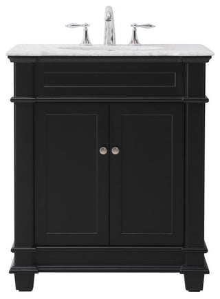 Weston Single Bathroom Vanity Set, Black, 30