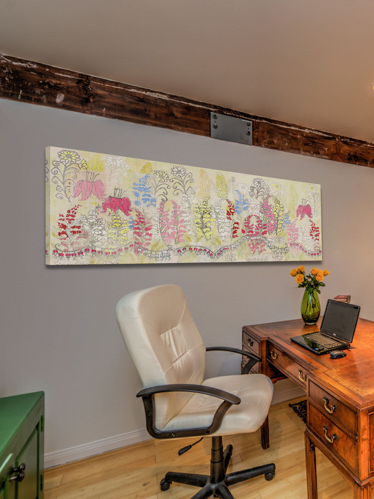 "Snapdragons" Painting Print on Wrapped Canvas