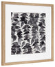 Black And White Florals Rustic Art Set, Natural 5 Piece
