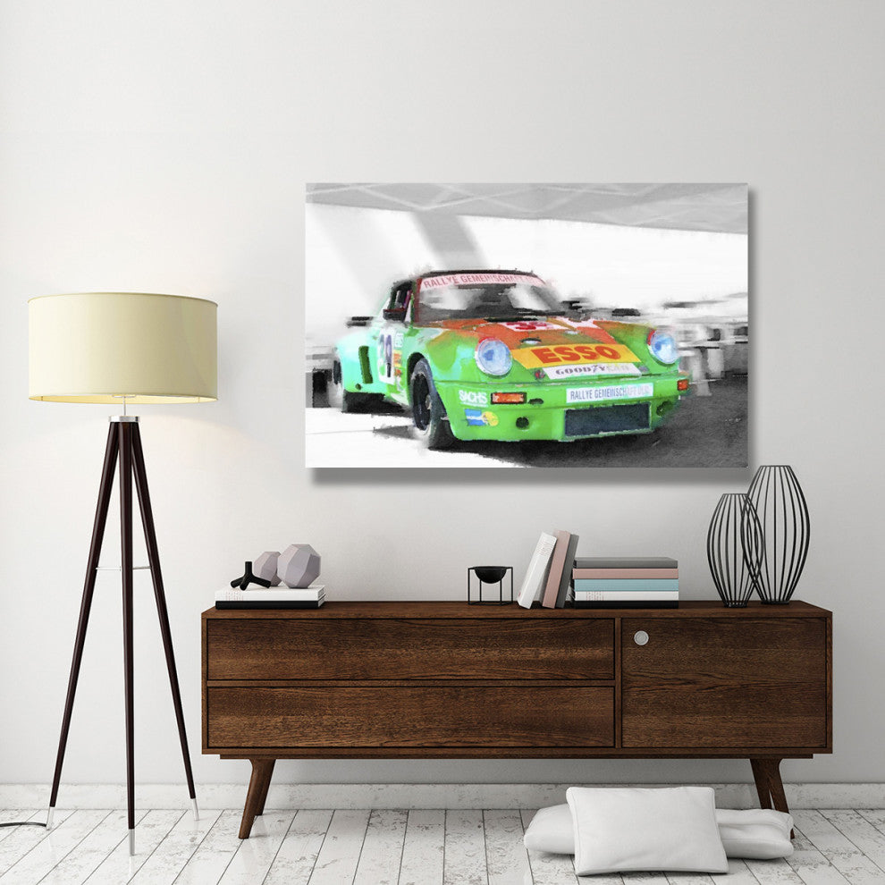 "Porsche 911 Turbo Watercolor" Fine Art Print