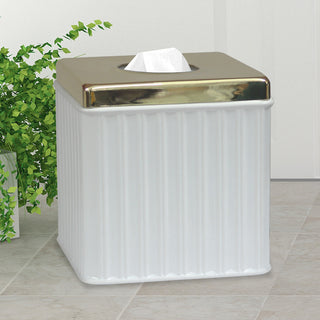 nu steel Panache Ceramic/Gold Boutique Tissue