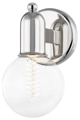 Bryce 1-Light Bath Bracket, Polished Nickel