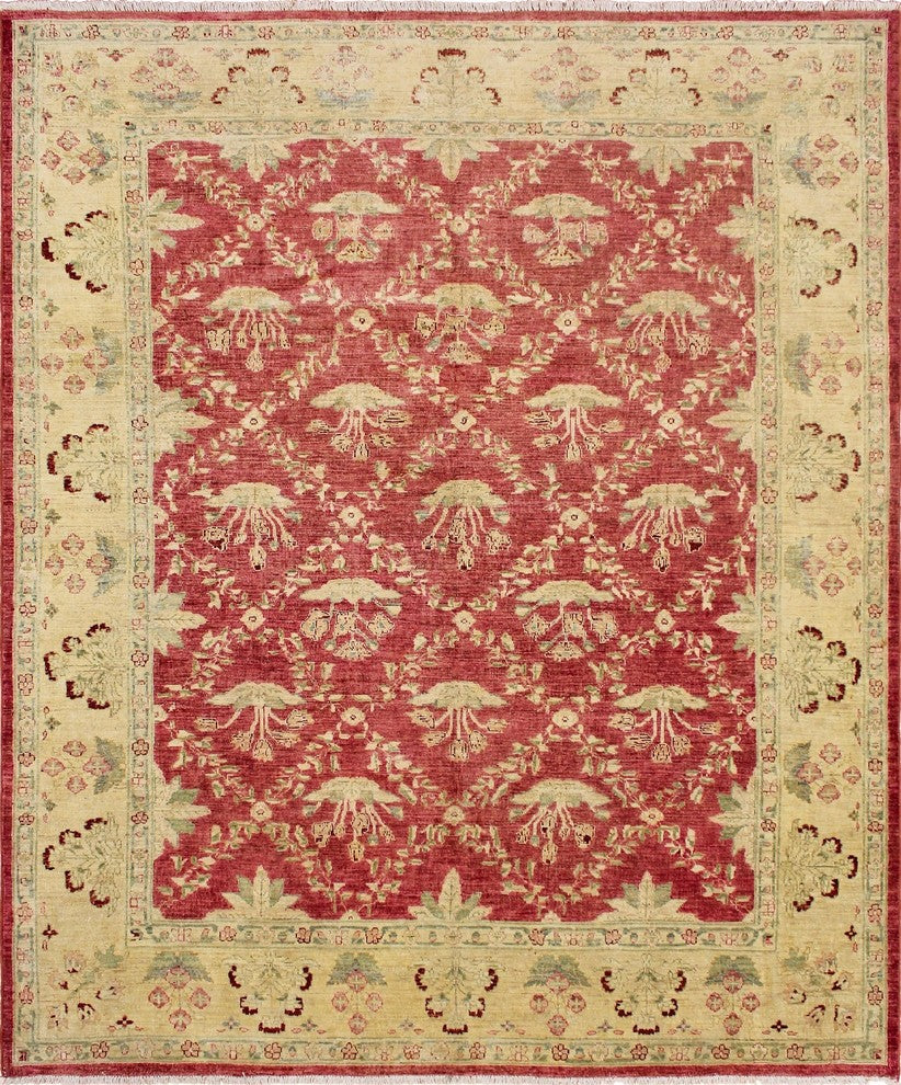Peshawar Jessica Rose/Gold Rug, 7'11x9'5