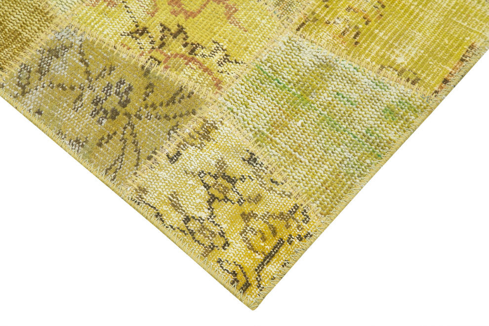 Rug N Carpet - Handmade Oriental 3' 3" x 10' 1" Antique Patchwork Runner Rug