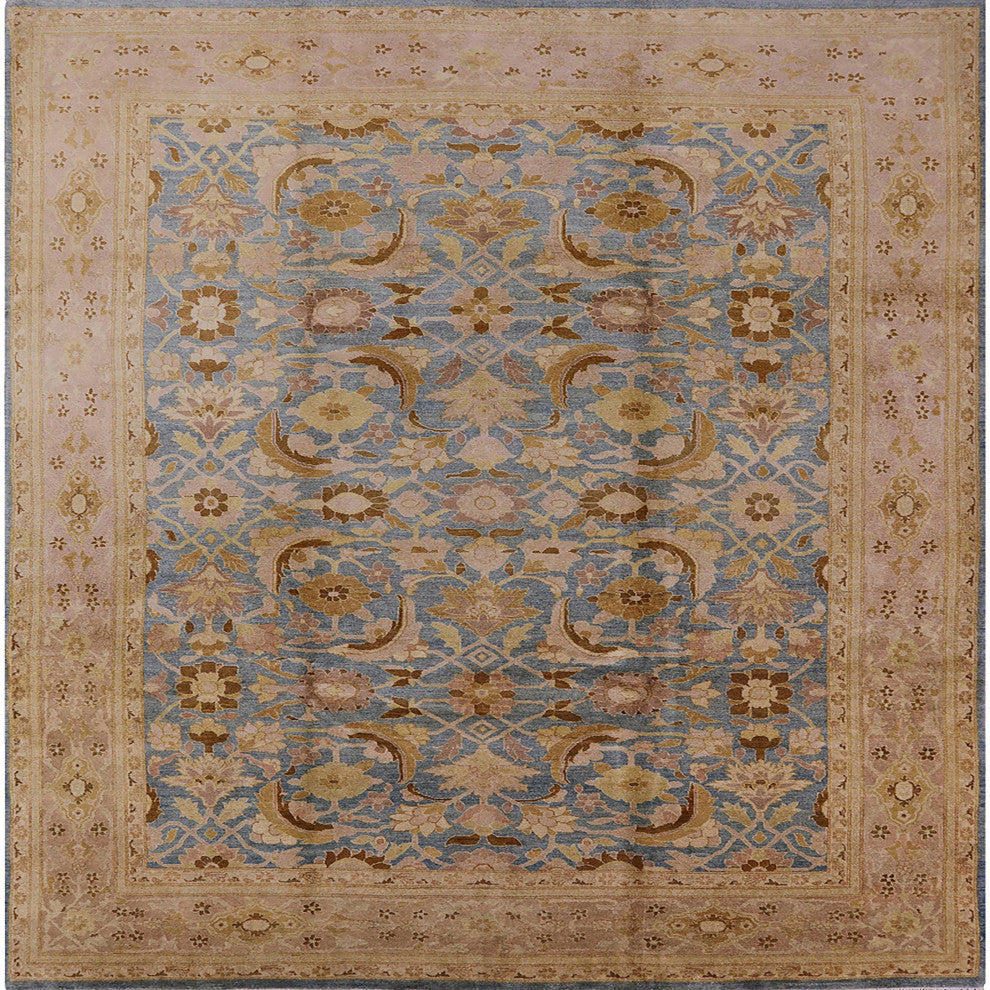 Ahgly Company Indoor Square Mid-Century Modern Area Rugs, 6' Square