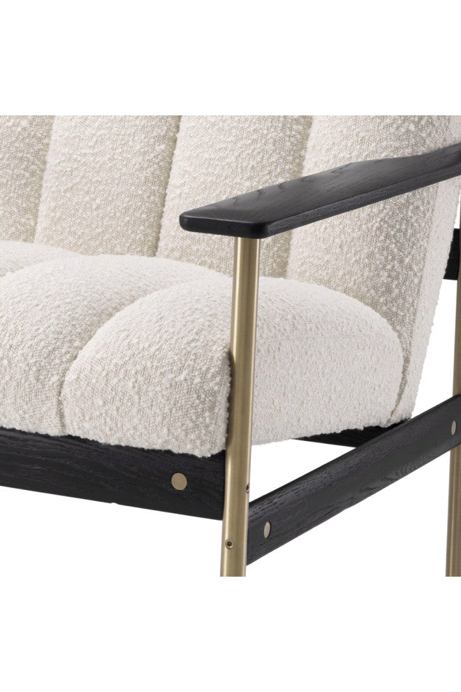 Modern Boucle Armchair | Eichholtz Elan