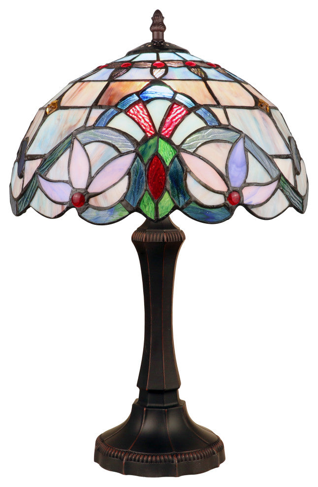 Grenville Victorian-Style 1 Light Table Lamp 12" Wide