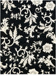 Safavieh Soho Soh212A Floral Rug, Black/Ivory, 5'0"x8'0"