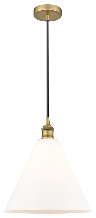 Innovations 616-1P-BB-GBC-121 1-Light Mini Pendant, Brushed Brass