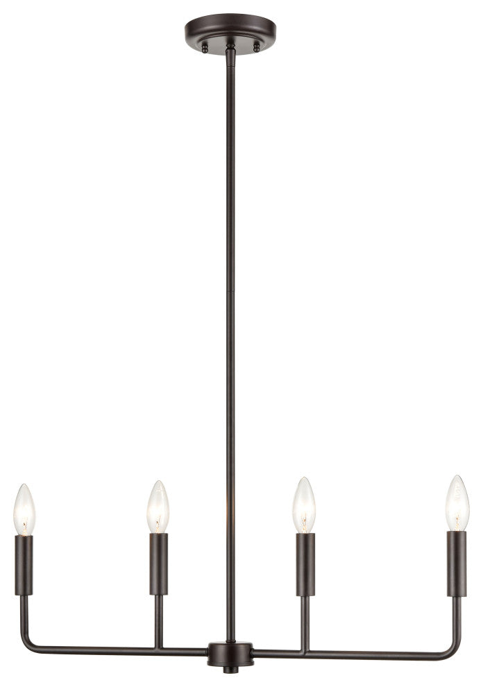 THOMAS LIGHTING CN330421 4 Light Small Chandelier in ORB