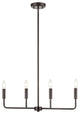 THOMAS LIGHTING CN330421 4 Light Small Chandelier in ORB