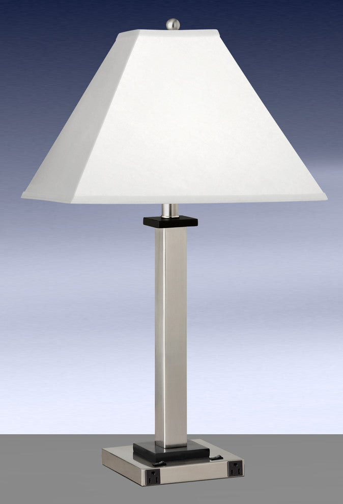 Twin-Light Double Nightstand Lamp, Set of 2