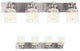 Nuk3y Vintage Bathroom Vanity Light Fixture (4 Light), Satin Nickel