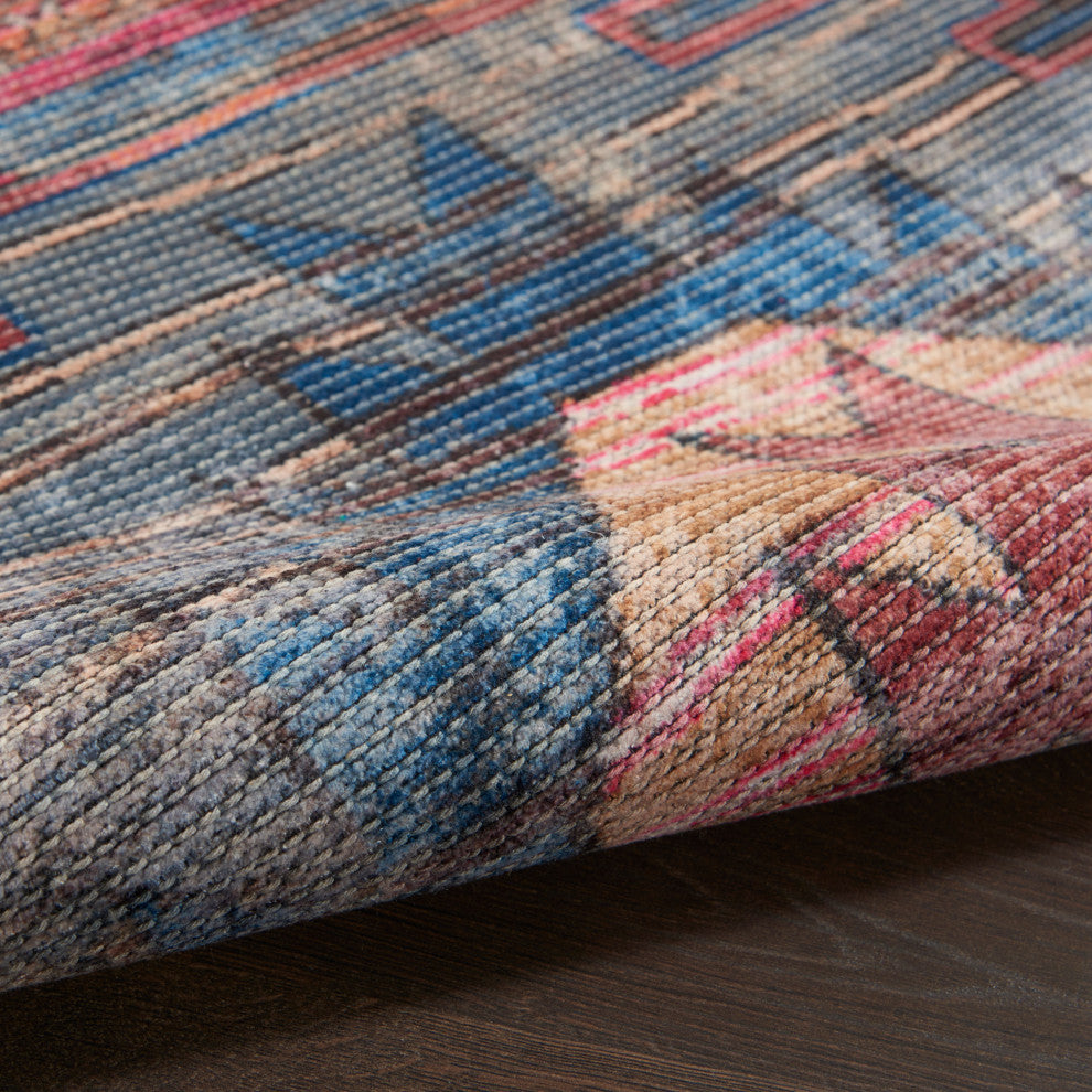 Nicole Curtis Nc Series 1 5' x 7' Multicolor Machine Washable Area Rugs