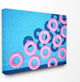 Aerial View Pink Pool Floats, Canvas, 24"x30"