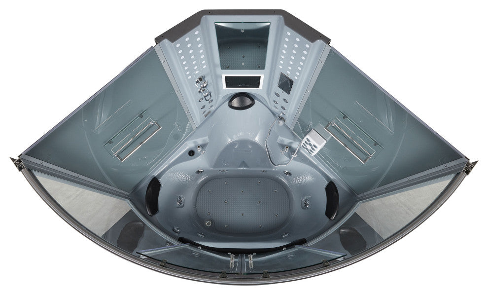 Platinum Superior Steam Shower w/ Heated Massage Bathtub Whirlpool Hot Tub Sauna