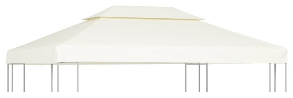 vidaXL Gazebo Cover Canopy Replacement 9.14 oz/yd? Cream White 10'x13'